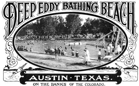 Historical postcard of Deep Eddy