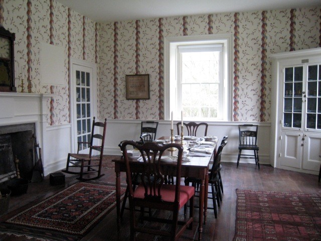 The dining room