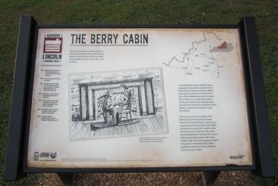 The Berry Cabin Marker. Thomas Lincoln proposed to Nancy, she accepted, and were married on June 12, 1806.