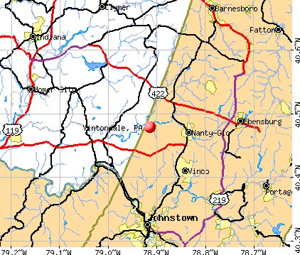 Location of the Eliza Furnace