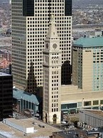 The Daniels and Fisher Tower is a Denver landmark. The Seth-Thomas clock includes faces on all four sides of the building.