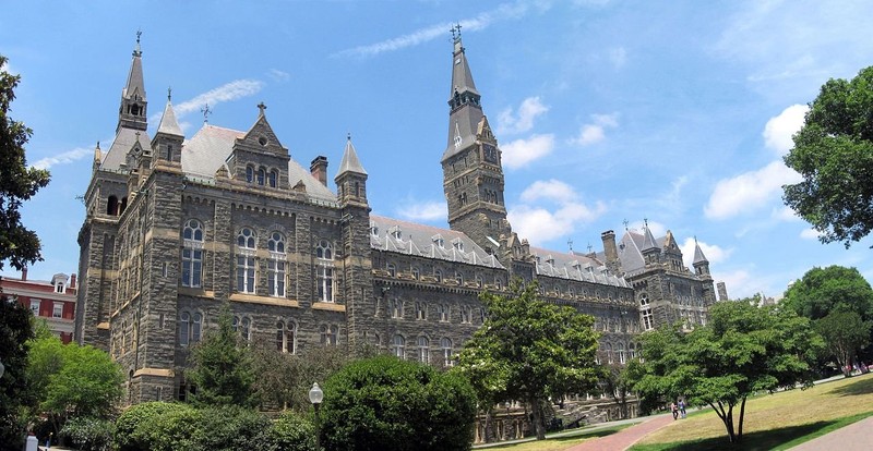 Healy Hall was named in honor of a Georgetown University President who was legally born into slavery and hid his racial identity. 