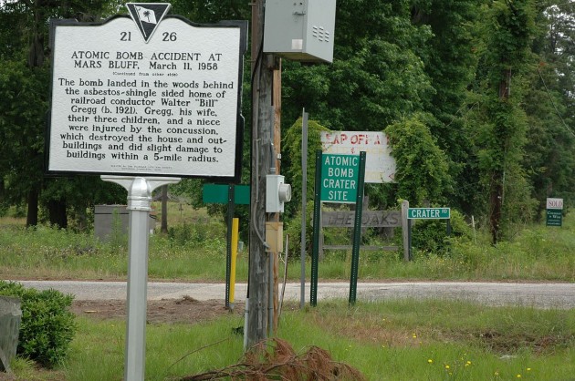 Mars Bluff historic marker