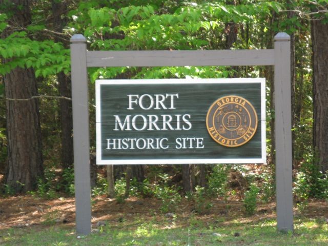 Sign at the entrance to the site