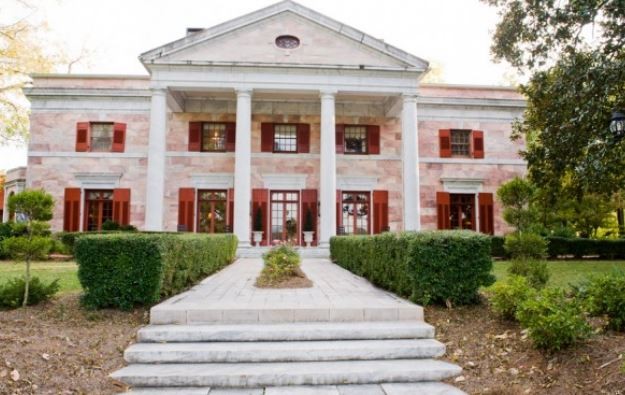 In front of the Tate House