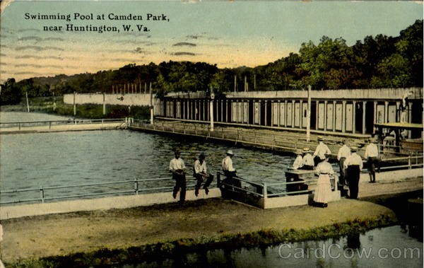 During its early days as a more traditional picnic ground, a swimming pool was one of Camden Park's features.