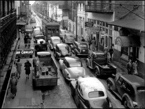 Bourbon Street in 1949