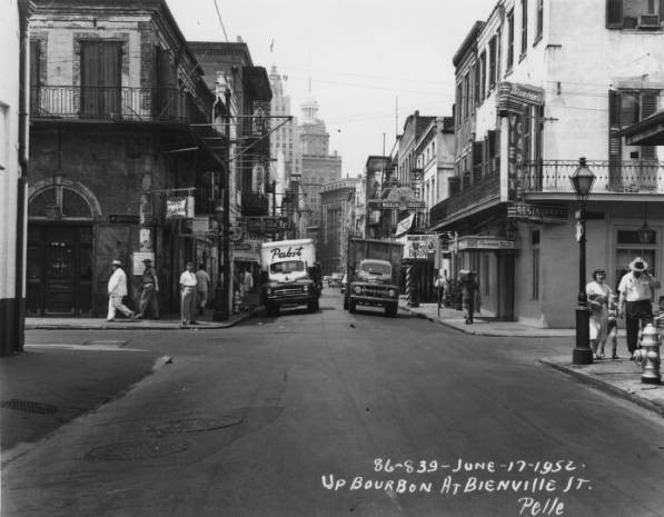 Bourbon Street in 1962