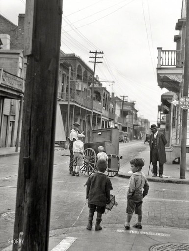 Bourbon Street in 1925