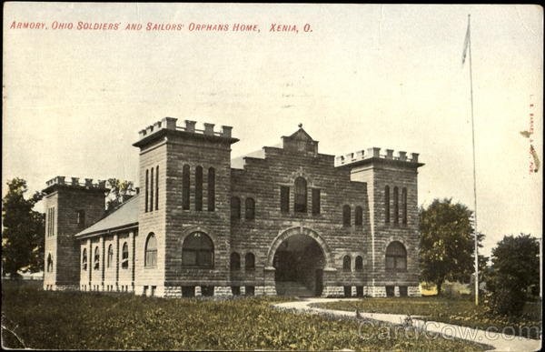 After the war, Lucy Hayes helped found an institution in Xenia, Ohio for wounded Union veterans.