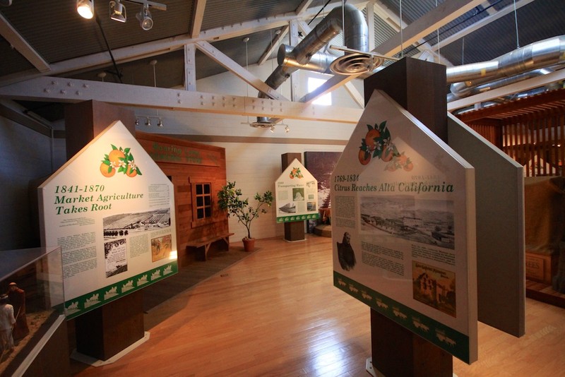 Interior of the visitor's center and museum.