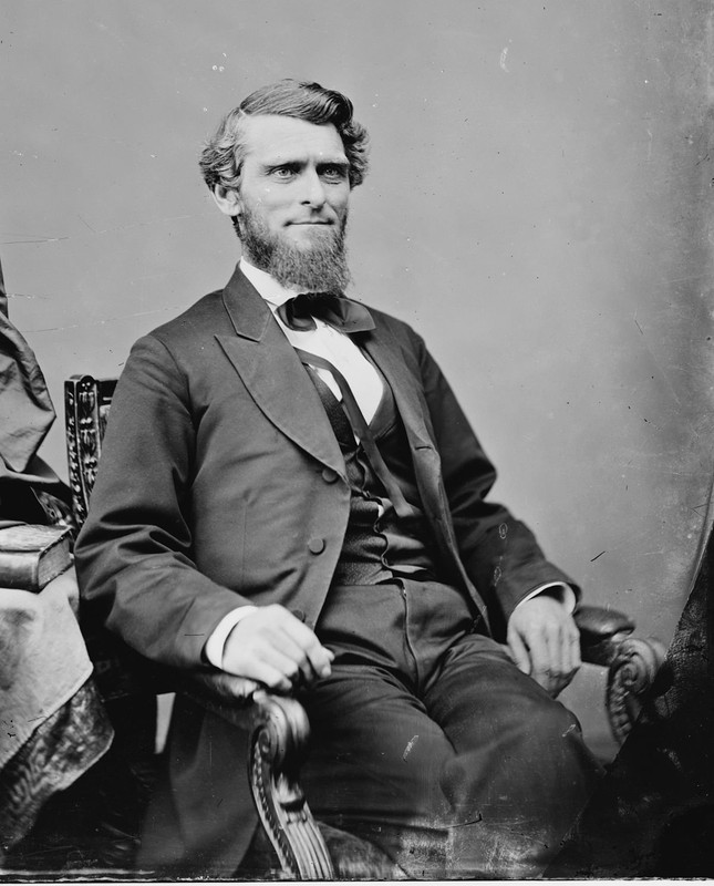 Arthur Boreman, first Governor of West Virginia, for whom the fort is named.