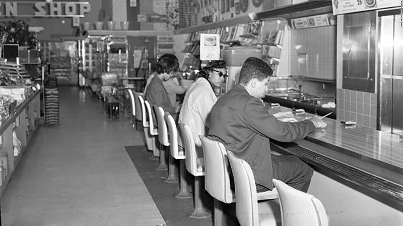 Sit-in at the Woolworth lunch counter