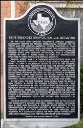 Blue Triangle Branch YWCA historical marker