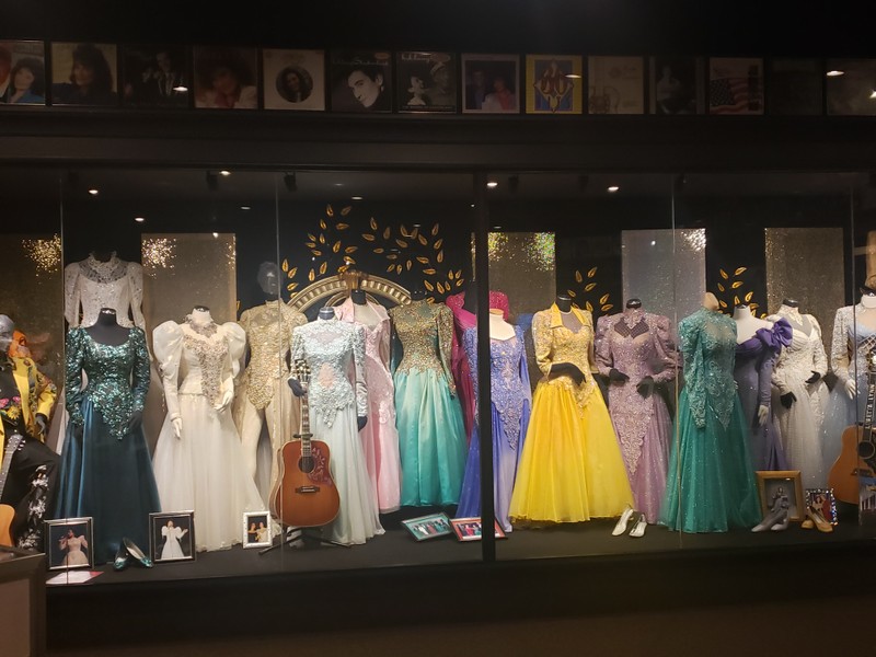 Some of Loretta's Gowns By Her Designer Tim Cobb on Display at the Coal Miner's Daughter Museum