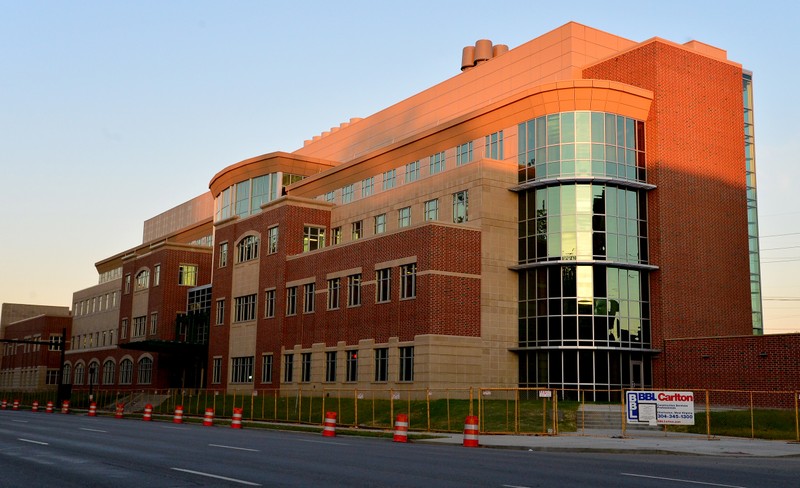 The beautiful new Weisberg Family Applied Engineering Complex along 3rd Avenue in Huntington, West Virginia