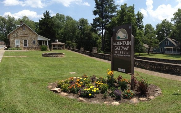 A portion of the museum grounds