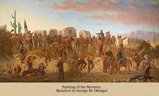 George Ottinger paiting of the Battalion in AZ