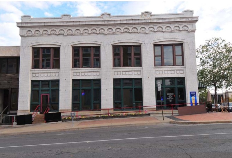 Longer elevation, old German-American State Bank, facing SW 5th Ave. in 2011 (Finch, KSHS)