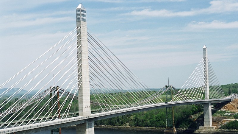 The Penobscot Narrows Bridge