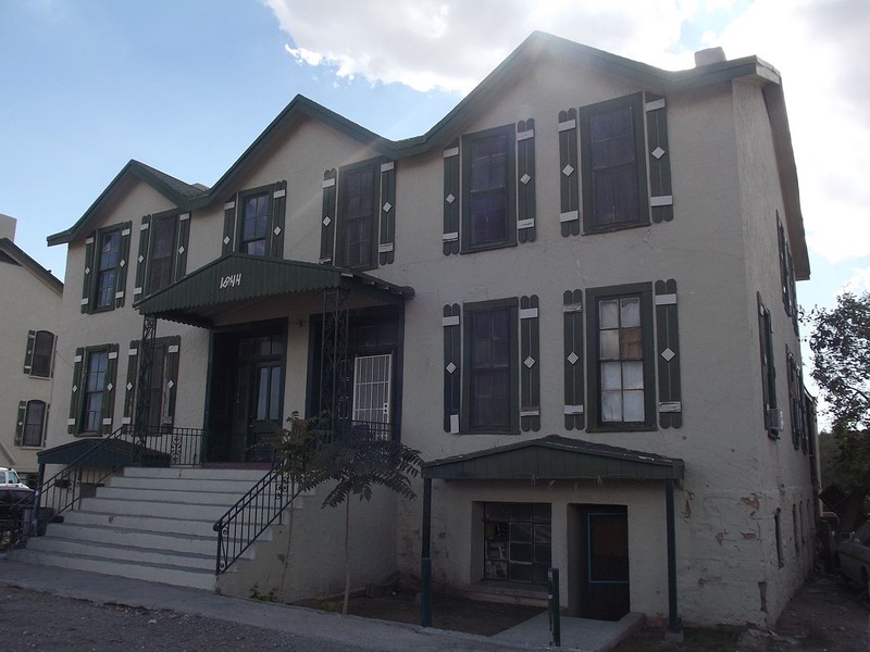 These former officers' quarters were built in the 1850s and later became apartments.