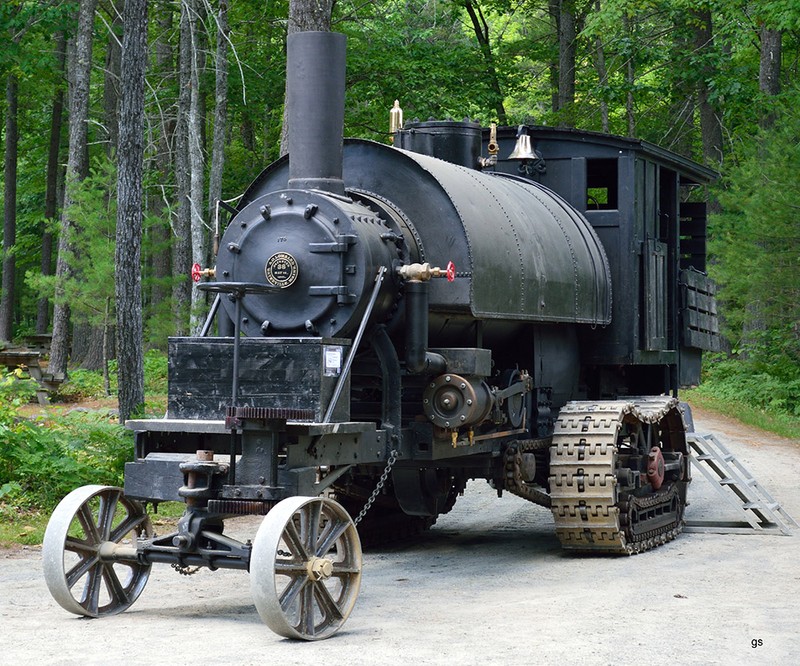 The Lombard Log Hauler which replaced the need for 50 horses