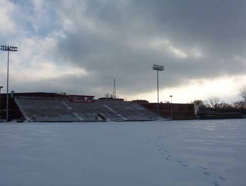 North Side High School Field, present day