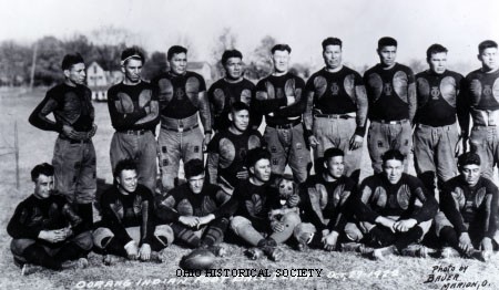 LaRue Ohio Home of the Oorang Tribe Football Team Historical Marker - Clio