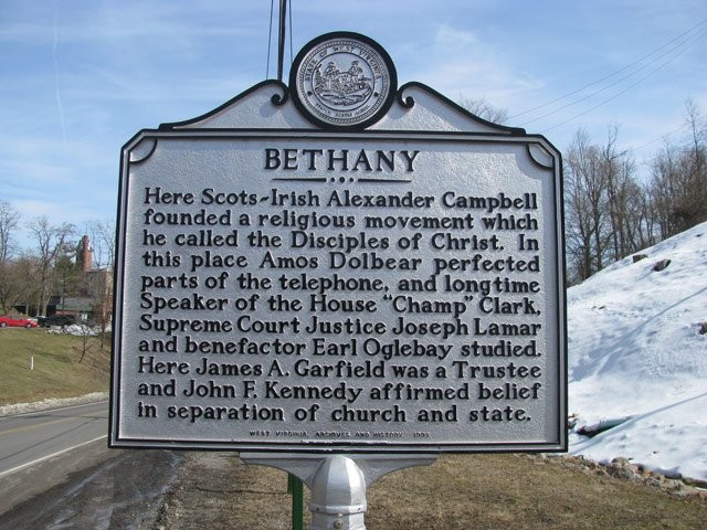 Side B of the double sided historical marker located in town.