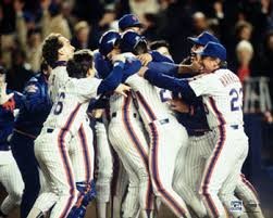 Moments after the final out to clinch the second World Series for the Mets