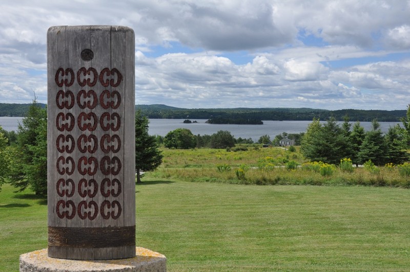 The island as seen from the Canadian side