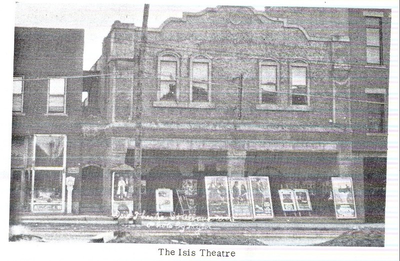 Isis Theater - burnt in 1930s - by St. Albans Historical Society