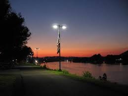 A view of the river from Roadside Park in St. Albans