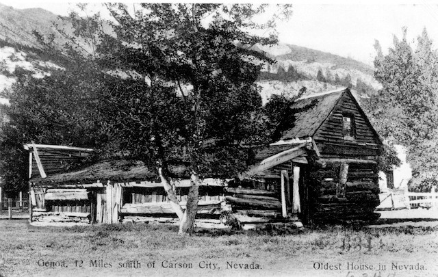 One of the oldest known photos of Mormon Station. 1850s Courtesy of The Church of Jesus Christ of Latter-day Saints