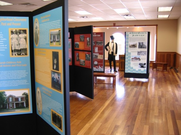 Exhibits within the Heritage Center.