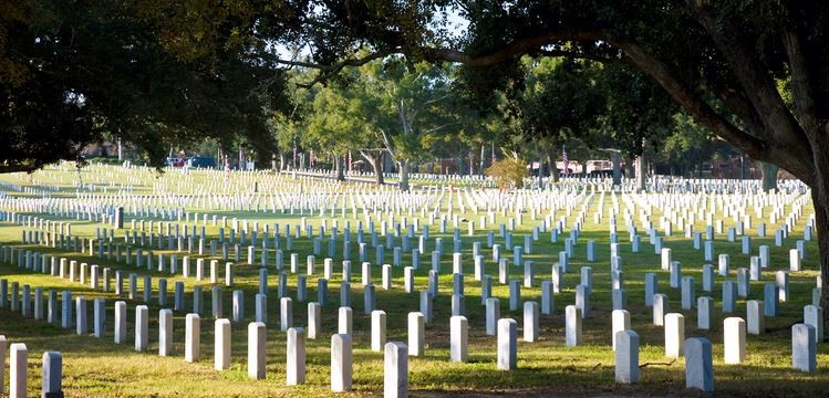 Barrancas National Cemetery.