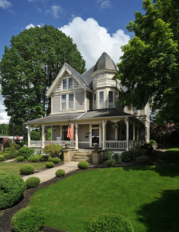 View of the home from standing in the front yard.