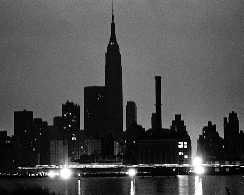 Empire State Building during the Blackout. New York Daily News Archive