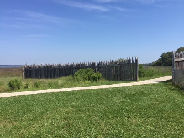 The "Bloody Gate" of Fort Fisher. This was the entry point into the Fort during the final battle