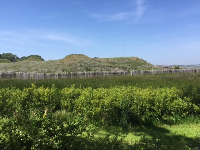 The North Side of Fort Fisher where the ground troops of the Union Army made their first attack