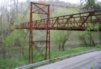 Swinging Bridge in Alum Creek