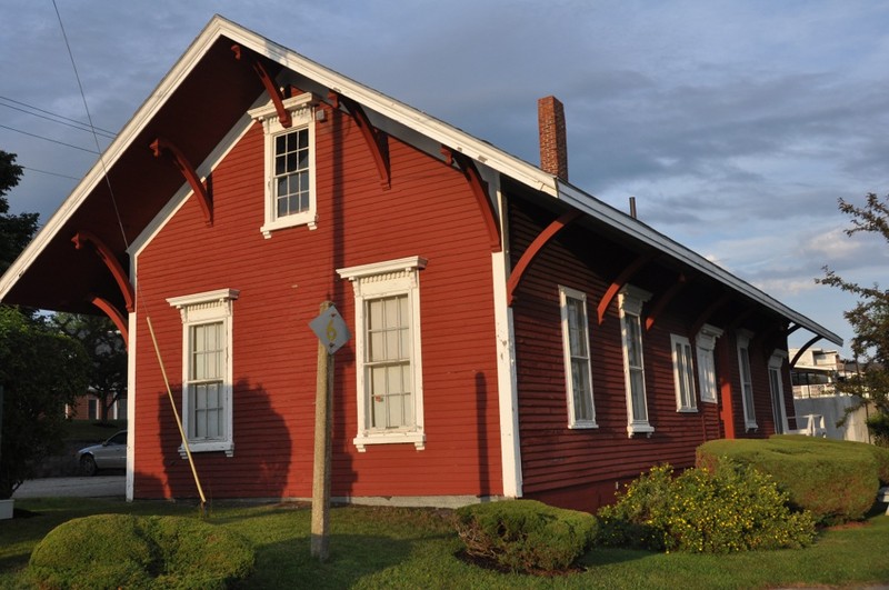 Bucksport Railroad Station, now the Bucksport Historical Society