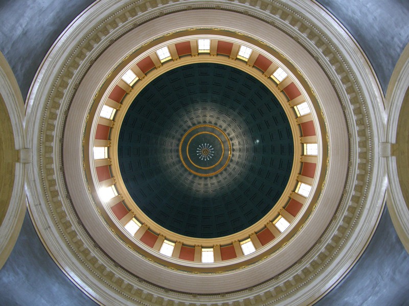 The capitol rotunda.