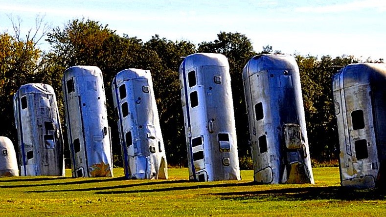 Picture of all of the RVs
