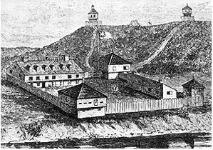 Rendering of what the fort looked like