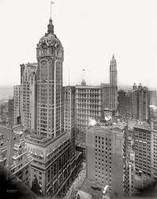 Singer Building in 1955