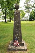 Closeup view of another angle of marker