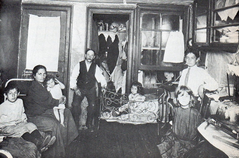 An Italian family in an East Side apartment