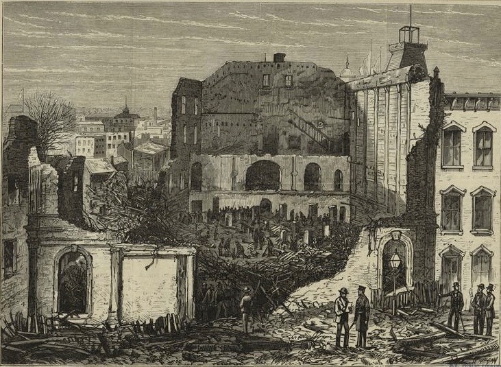 Aftermath of the Brooklyn Theatre Fire