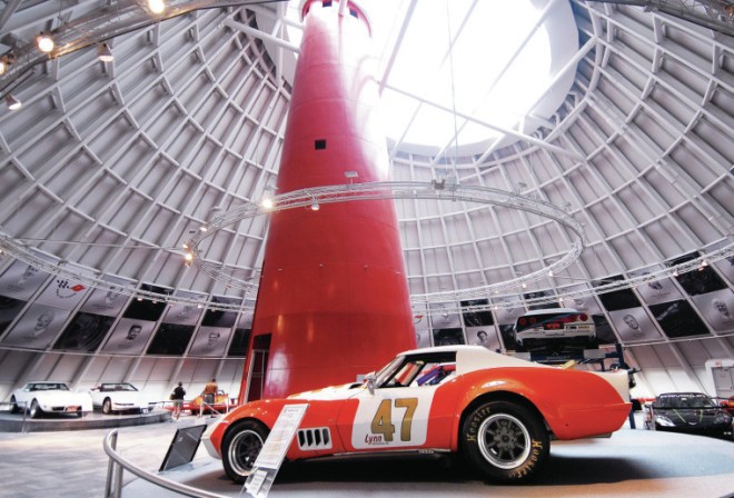 Sky Dome inside National Corvette Museum